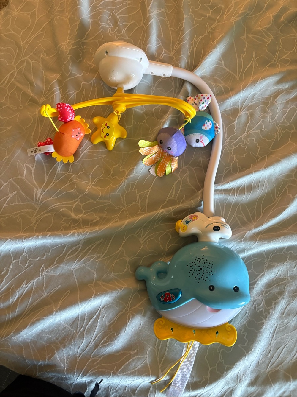 VTech Blue Whale Musical Mobile with Colorful Sea Plush Toys